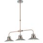 Dar Lighting Liden LID0339 Plafonlámpa 3x40w/e14 ip20