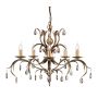 Elstead Lighting LILY LL5-ANT-BRZ Csillár 5x60W/E14