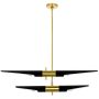 King Home APOLLO MD21419-4M(2)BLACK.G Függőlámpa 4x40W/E27 IP20