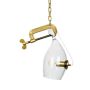 King Home VICE MD10961-1S.BRASS Függőlámpa 1x40W/E27 IP20