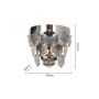 Milagro GRACE ML6934 Fali lámpa 2x40W/E14 IP20