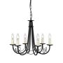 Elstead Lighting MINSTER MN6-BLACK Csillár 6x60W/E14