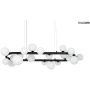 King Home ALURE OVAL MSE1501100606/MILK Függőlámpa 20x5W/G9