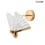 King Home BUTTERFLY M MSE010100324 Fali lámpa 1x7W/LED 3000K 560LM IP20