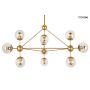 King Home MOOSEE ASTRIFERO MSE010100182 Függőlámpa 10x40W/E27 IP20