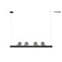 King Home MOOSEE LINEAL MSE010100270 Függőlámpa 4x48W/G4 3000K 3840LM IP20