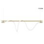 King Home MOOSEE SERPIENTE MSE010100178 Függőlámpa 1x22,4W/LED 3000K 1800LM IP20