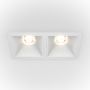 Maytoni ALFA LED DL043-02-10W3K-SQ-W Beépíthető spotlámpa 2x20W/LED 3000K 1000LM IP20