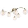 Dar Lighting Nakita NAK6475-27 Plafonlámpa 6x40w/G9 ip20