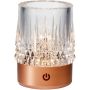Zuma Line CRYSTAL NHTD-N08-RG Asztali lámpa 1x1W/LED 3000k 110lm