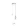 Zuma Line ENCELADUS P0428-03L-F4AC Plafonlámpa 3x5W/LED 3000K 1500lm IP20