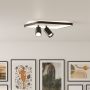 Light Prestige Parma LP-0612/2C Square BK Spotlámpa 2x50W/GU10 3000K|4000K|6000K IP20