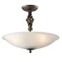 Elstead Lighting PEMBROKE PB-SF-A-BLK-GOLD Plafonlámpa 3x60W/E27