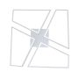 Light Prestige Nivra LP-0811/1C WH Süllyesztett mennyezeti lámpa 4x45W/LED 3000K|4000K|6000K 5555lm IP20