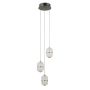 Italux Alani PND-34375-3-BK Függőlámpa 3x15W/LED 3000K 1170lm IP20