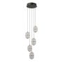 Italux Alani PND-34375-5-BK Függőlámpa 5x28W/LED 3000K 2184lm IP20