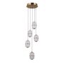 Italux Alani PND-34375-5-HBR Függőlámpa 5x28W/LED 3000K 2184lm IP20
