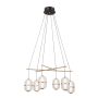 Italux Alani PND-34375-6-BK Függőlámpa 6x32W/LED 3000K 2496lm IP20