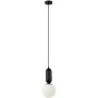 Italux ALDEVA PND-02340-1S-BK Függőlámpa 1x40W/E27 IP20