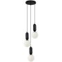 Italux ALDEVA PND-02340-3S-BK Függőlámpa 3x40W/E27 IP20