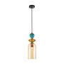 Italux Busco PND-30263-1C-BRO-AMB Függőlámpa 1x40W/E27 IP20