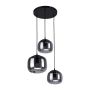Italux Calto PND-67705-3-BK-SG Függőlámpa 3x40W/E27 IP20