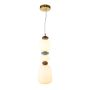 Italux Evans PND-94981V-3A-GD Függőlámpa 1x19W/LED 3000K 2200lm IP20