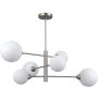 Italux EVORA PND-55342-6-SN Plafonlámpa 6x5W/G9 IP20