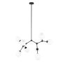 Italux Ferral PND-75075-8-BK-WG Plafonlámpa 8x40W/E27 IP20