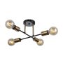 Italux FORMIO PND-4052-4-BL-HBR Plafonlámpa 4x40W/E27 IP20