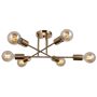 Italux FORMIO PND-4052-6-HBR Plafonlámpa 6x40W/E27 IP20