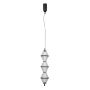 Italux Fuente PND-34395-3V-BK Függőlámpa 3x15W/LED 3000K 1108lm IP20