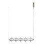 Italux Fuente PND-34395-5-HBR Függőlámpa 5x25W/LED 3000K 1576lm IP20