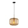 Italux Gavino PND-26476-1-BRO-AMB Függőlámpa 1x40W/E27 IP20
