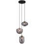 Italux HATELLA PND-112038-3A-BRO+SG Függőlámpa 3x40W/E27 IP20