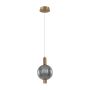 Italux Lenti PND-83631-1-BRO-SG Függőlámpa 1x7W/LED 3000K 310lm IP20