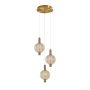 Italux Lenti PND-83631-3-AB-AMB Függőlámpa 1x18W/LED 3000K 1340lm IP20