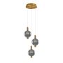 Italux Lenti PND-83631-3-BRO-SG Függőlámpa 1x18W/LED 3000K 720lm IP20