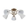 Italux Lugano PND-5643-5-HBR Plafonlámpa 5x40W/E27 IP20