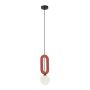 Italux Masso PND-59839-1-RED Függőlámpa 1x25W/G9 IP20