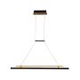 Italux Merlot PND-54638F-16W-3K-BK-GD Függőlámpa 1x16W/LED 3000K 560lm IP20