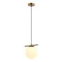 Italux MERSETA PND-463321L-BRO+W Függőlámpa 1x40W/E14 IP20