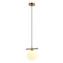Italux MERSETA PND-463321M-BRO+W Függőlámpa 1x25W/G9 IP20