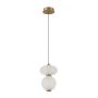 Italux Nico PND-8545-2-AB-WH Függőlámpa 1x8W/LED 3000K 825lm IP20