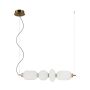 Italux Nico PND-8545-4H-AB-WH Függőlámpa 1x18W/LED 3000K 1925lm IP20