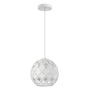 Italux PAULELA PND-34221-1S-WH Függőlámpa 1x40W/E27 IP20