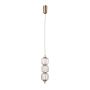 Italux Pedro PND-34405-3V-HBR Függőlámpa 3x12W/LED 3000K 764lm IP20