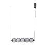 Italux Pedro PND-34405-5-BK Függőlámpa 5x20W/LED 3000K 793lm IP20
