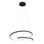Italux Reina PND-21692-M-BK Függőlámpa 1x40W/LED 3000K|4000K|6000K 2600lm IP20