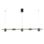Italux REMDAL PND-16374-5-BK-3K Függőlámpa 30W/LED 3000K 2300LM IP20